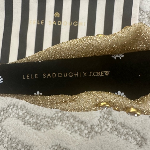 Lele Sadoughi x J Crew Gold Embellished Headband - Picture 4 of 4